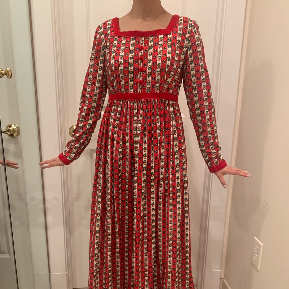 70s Empire Waist Maxi